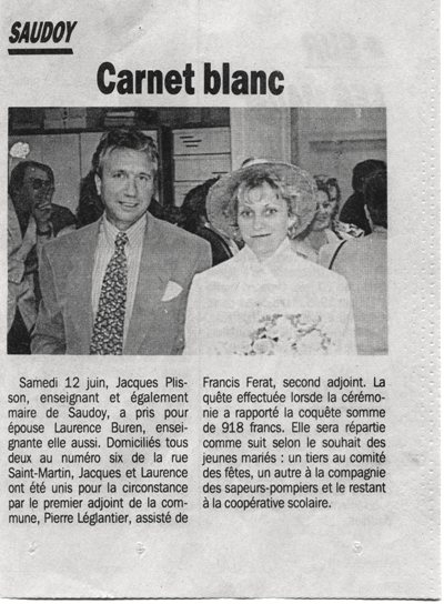 mariage plisson
